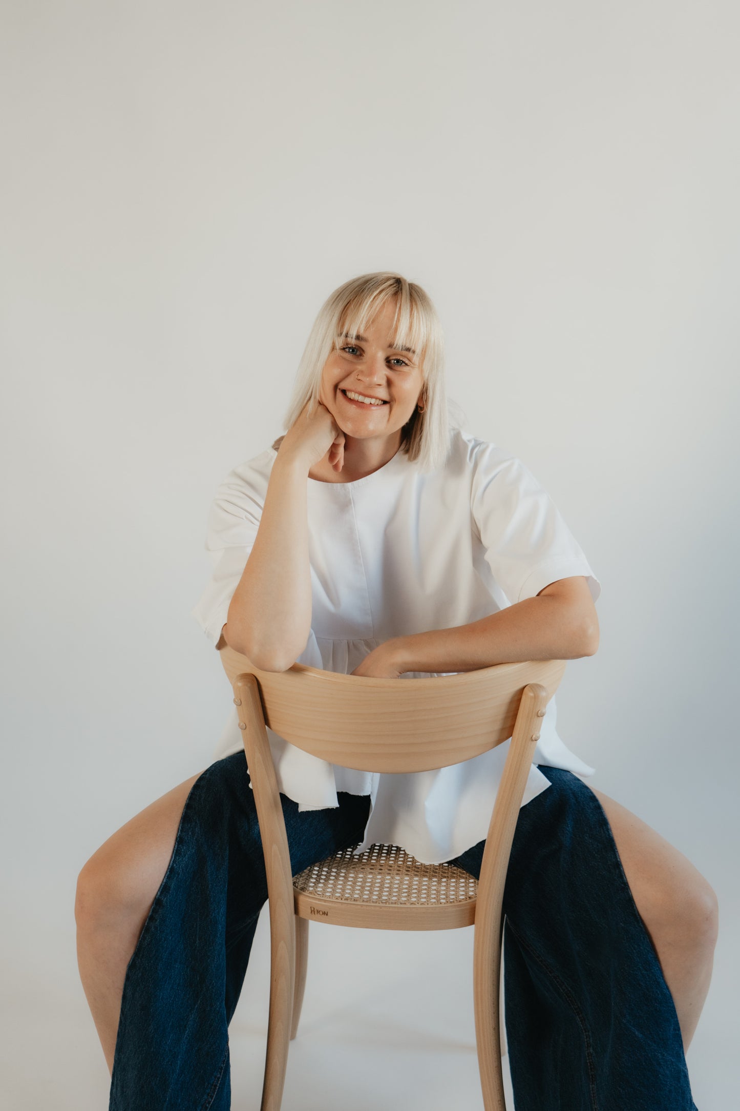 Bavlněná halenka Peplum