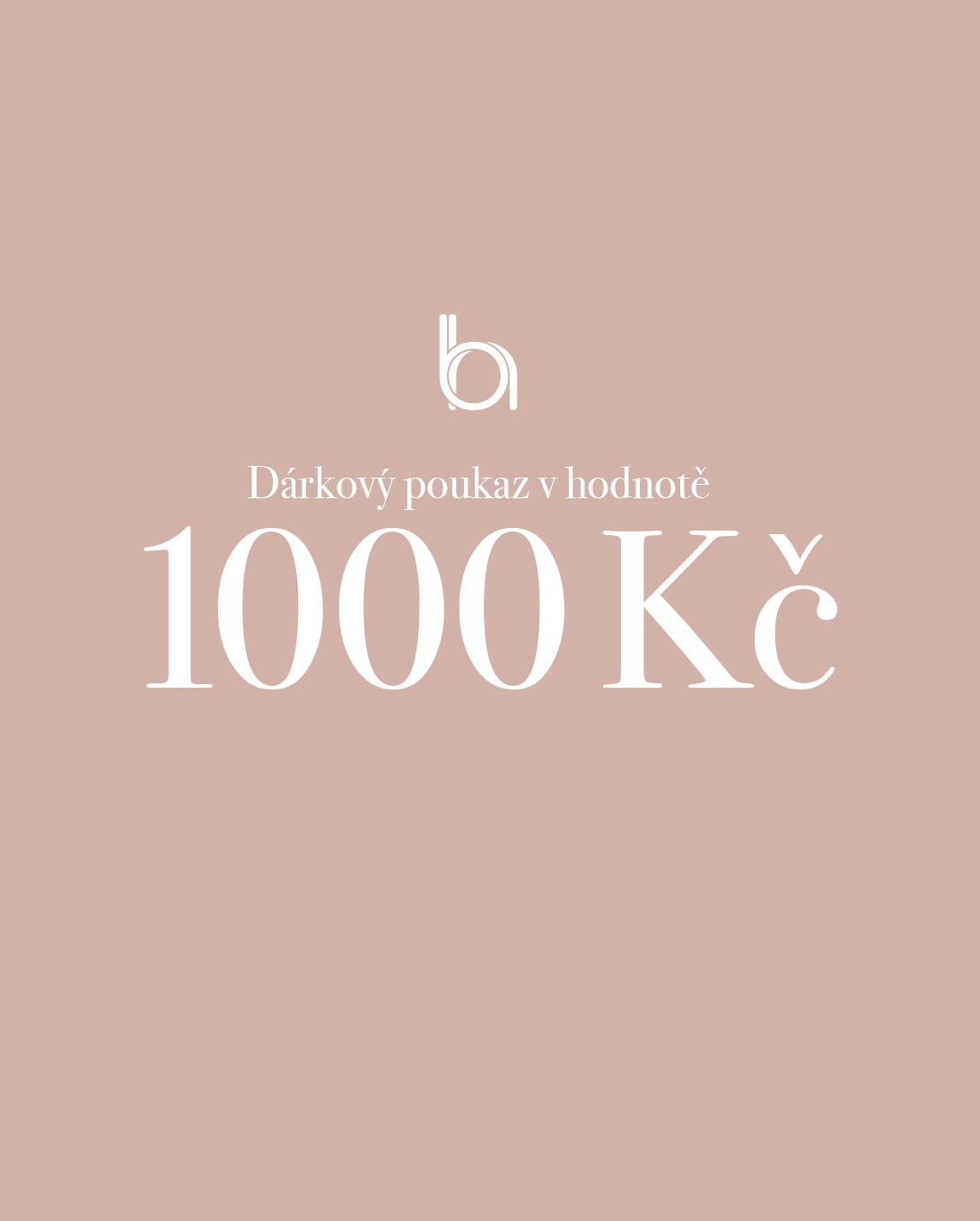 Dárkový poukaz 1000 kč